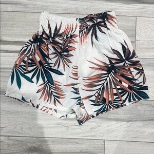 SHEIN Teen Tropical Print Women's/Girls Shorts(Ships from OR)